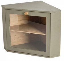 Corner Bamboo Bread Bin Double