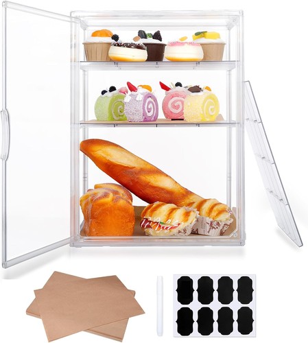 Large clear bread - bread, bin