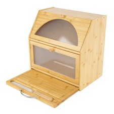 2-Tier Bamboo Bread Bin