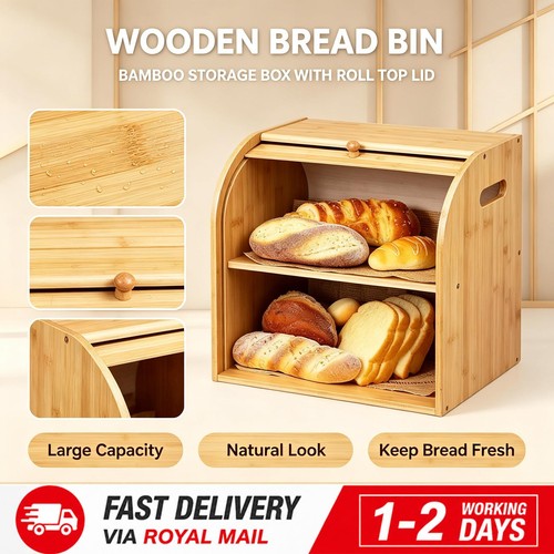Bread bin tiers double - bread,