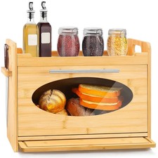 ONUEMP Wooden Bread Bins for