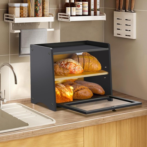 Raylove wooden bread box - raylove,