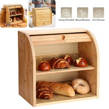 2 Tiers Double Layer Bread Bin