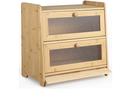 Tier wooden bread bin - tier,