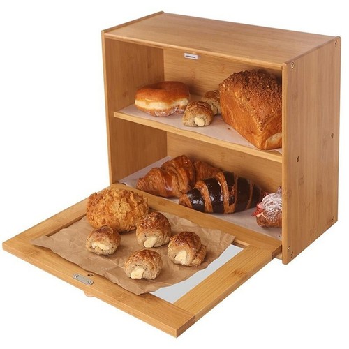 Double decker bread bin - double,
