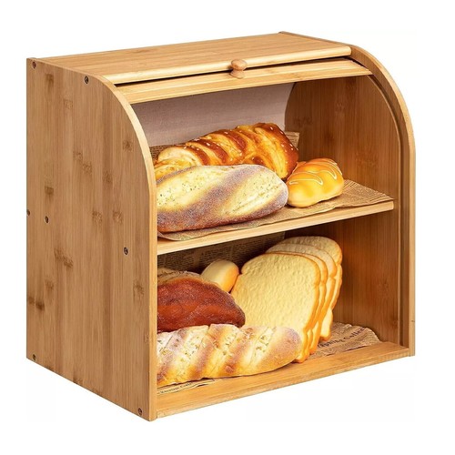 Bread bin tiers double layer - bread,
