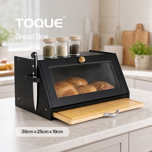 Toque bread box wooden - toque,