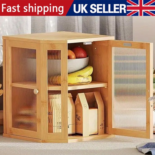 Tier bamboo bread bin double - bamboo,