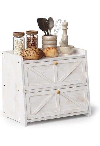 Tier bamboo bread bin - tier,