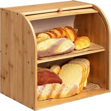 Bread Bin 2 Tiers Double Layer