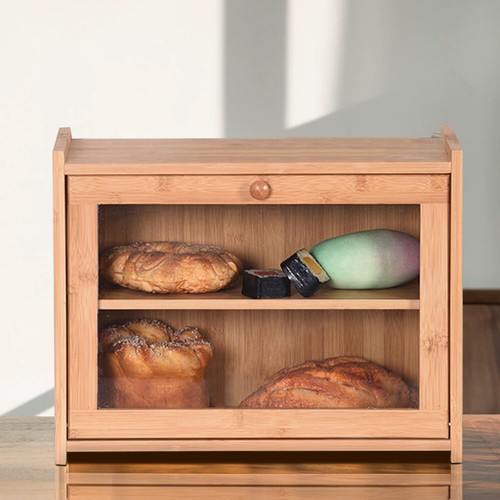 Bamboo bread bin kitchen - bamboo,