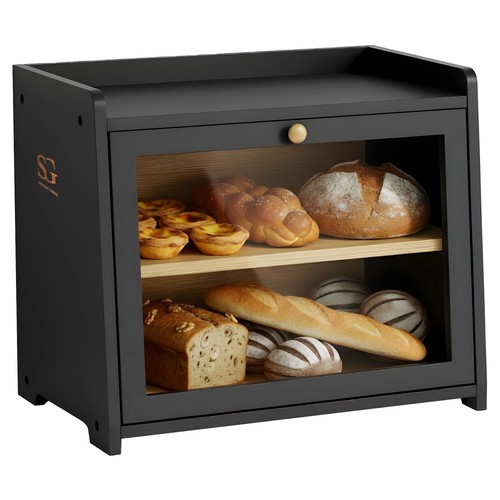 Bamboo bread bin - sg,
